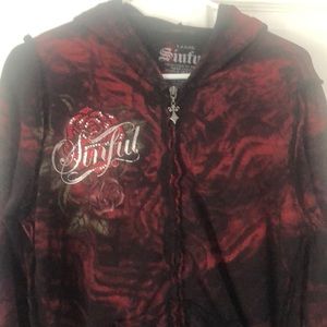 Sinful hooded sweatshirt